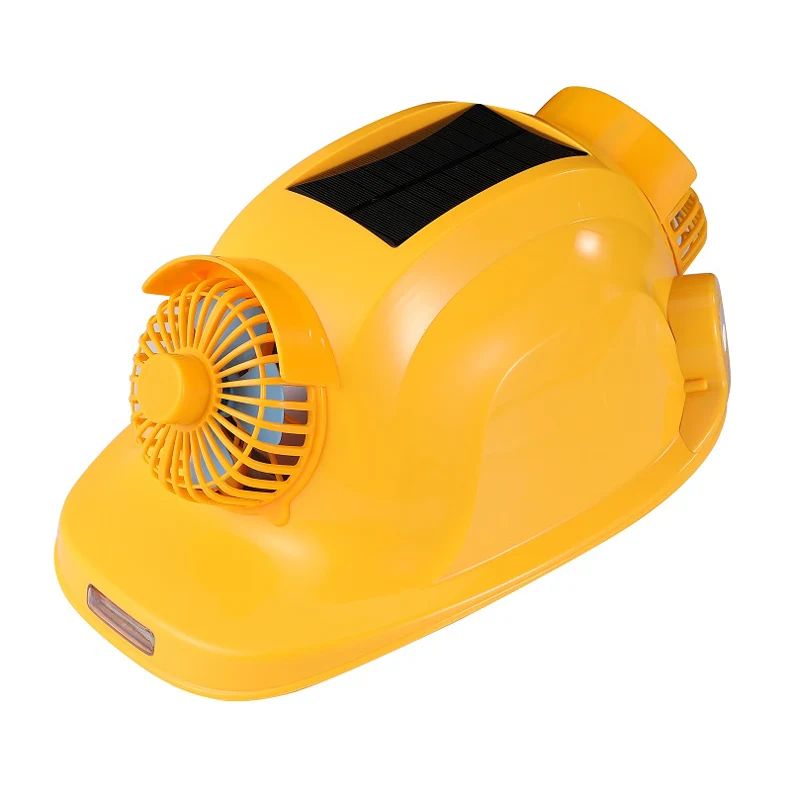 Casque de sécurité pour ventilateur solaire